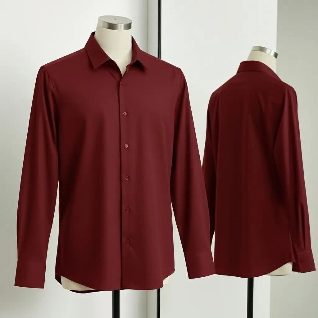 Formal Shirt Maroon