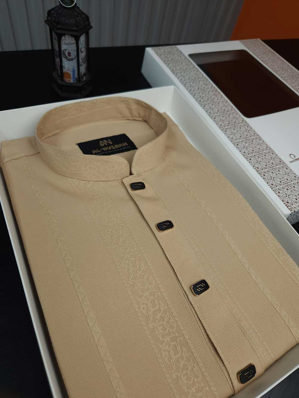 Pakistani Popcorn solid fabric Beige