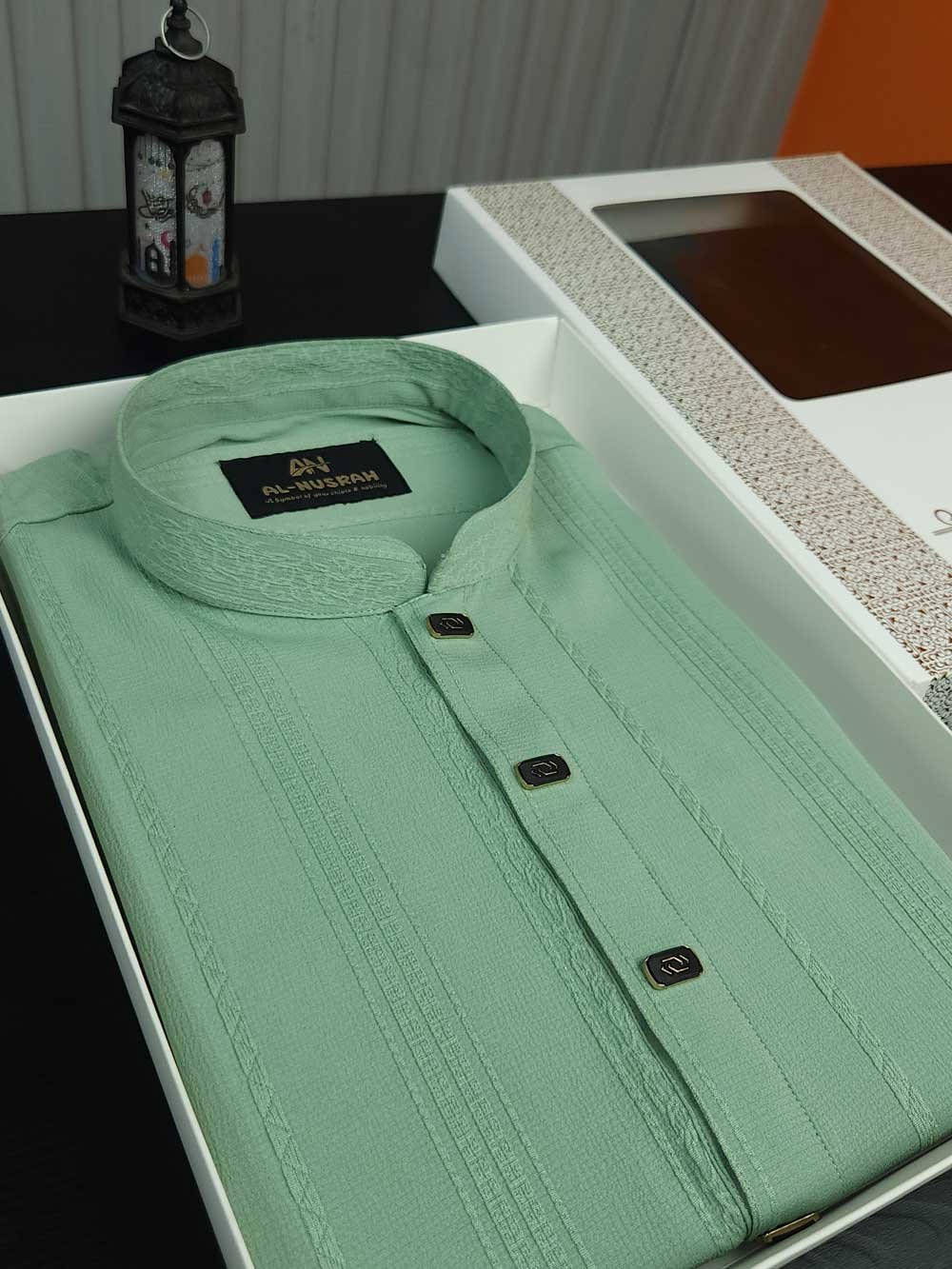 Pakistani Popcorn solid fabric Mint Green