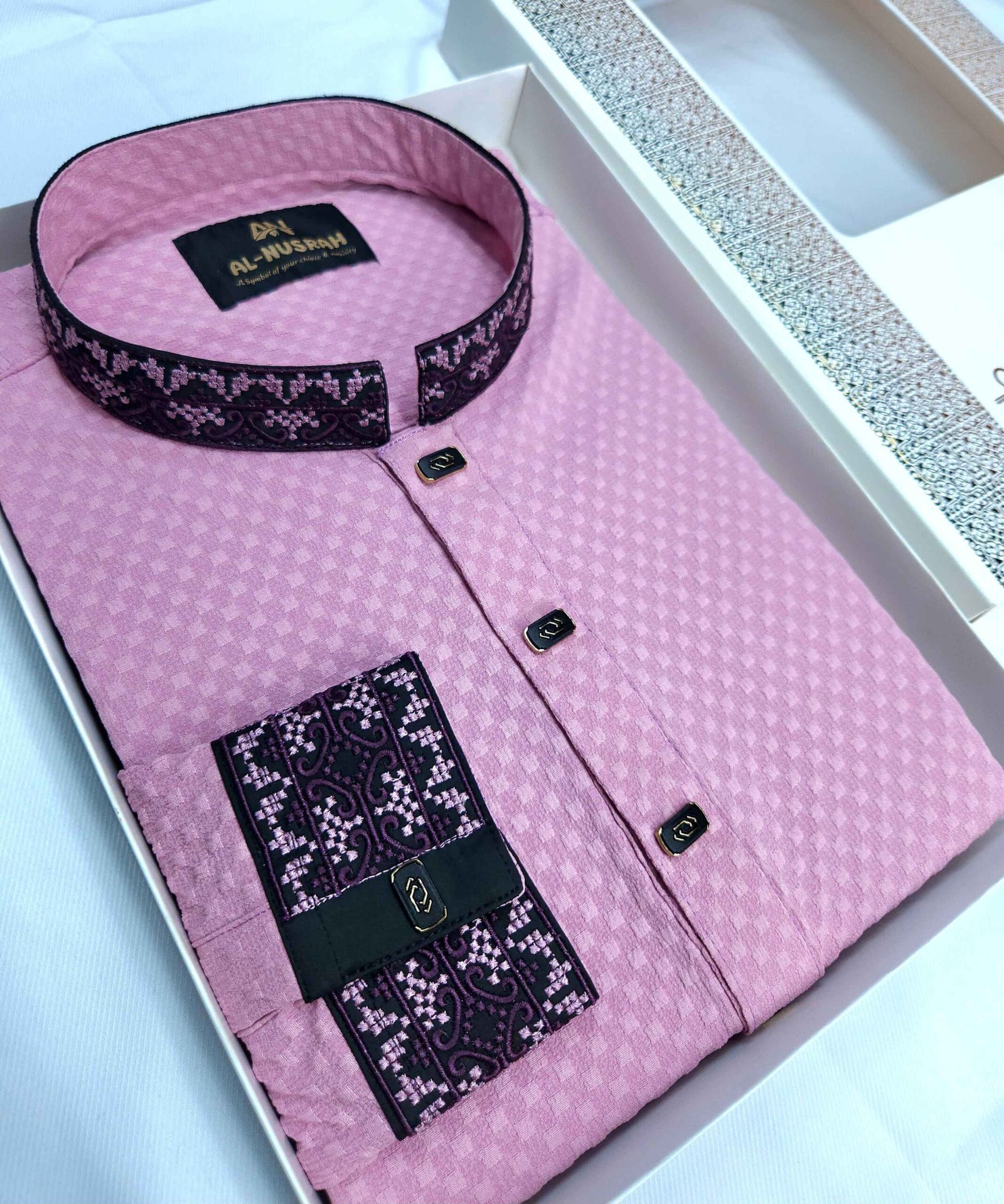 Pakistani popcorn fabric onion color